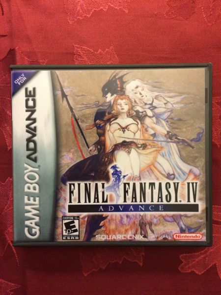 Final Fantasy IV Advance GBA Game Case