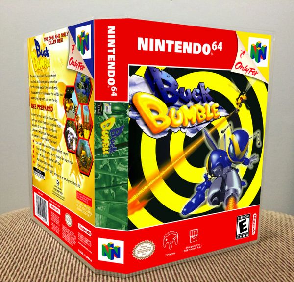 Buck Bumble N64 Game Case with Internal Artwork