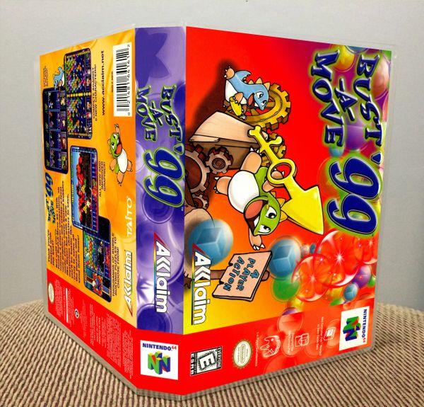 Bust-A-Move '99 N64 Game Case with Internal Artwork
