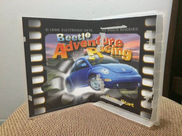 Beetle Adventure Racing! N64 Game Case with Internal Artwork