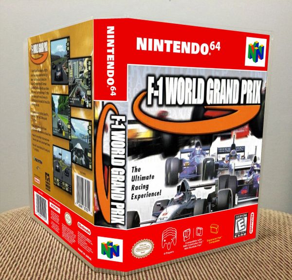 F 1 World Grand Prix N64 Video Game Case Game Case King Custom Game Cases For Nes Snes N64 Gameboy