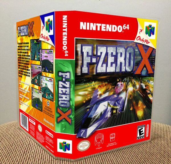 F Zero X N64 Video Game Case Game Case King Custom Game Cases For Nes Snes N64 Gameboy