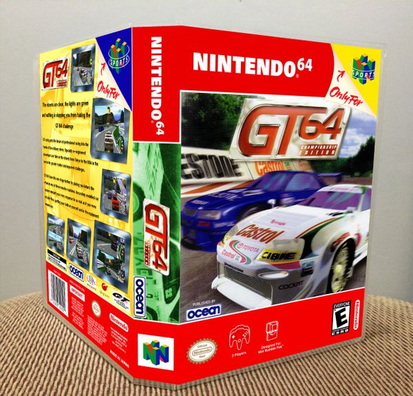 GT 64 Championship Edition N64 video game case Game Case King