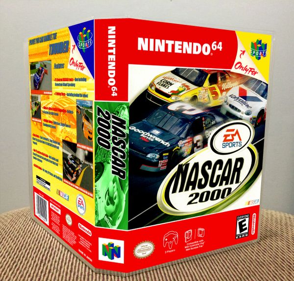 NASCAR 2000 N64 video game case Game Case King Custom Game Cases