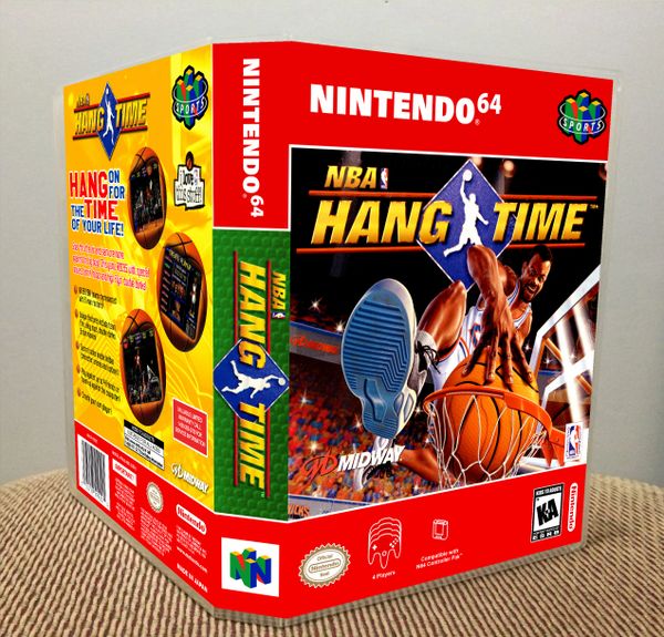 NBA Hangtime N64 video game case Game Case King Custom Game Cases