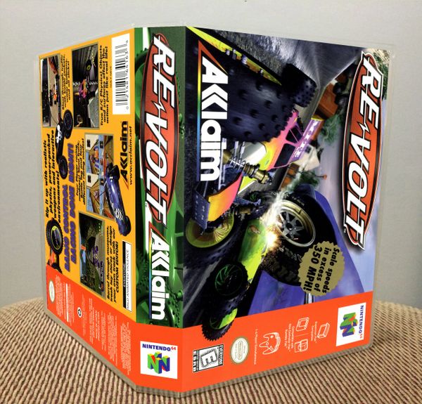 Re Volt N64 Video Game Case Game Case King Custom Game Cases For Nes Snes N64 Gameboy