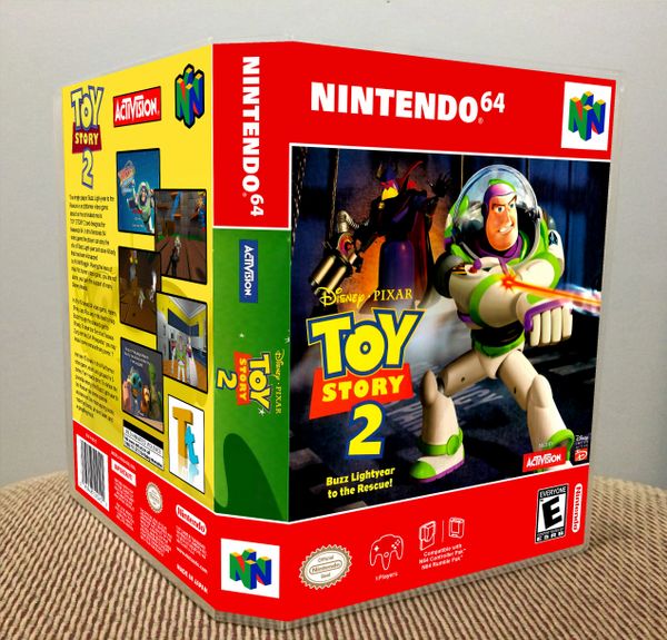 Toy Story 2 Buzz Lightyear To The Rescue N64 Video Game Case Game Case King Custom Game Cases For Nes Snes N64 Gameboy