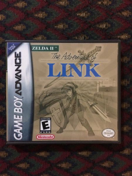 Zelda II: The Adventure of Link Classic NES Series GBA Game Case