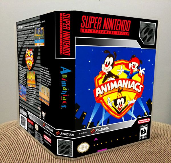 Animaniacs Snes Game Case Game Case King Custom Game Cases For Nes Snes N64 Gameboy