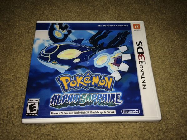 Pokemon Alpha Sapphire 3DS Custom Game Case