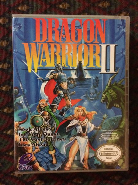 Dragon Warrior Ii Nes Game Case Game Case King Custom Game Cases For Nes Snes N64 Gameboy