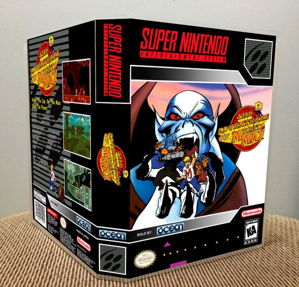 Adventures of Mighty Max (The) SNES Game Case with Internal Artwork