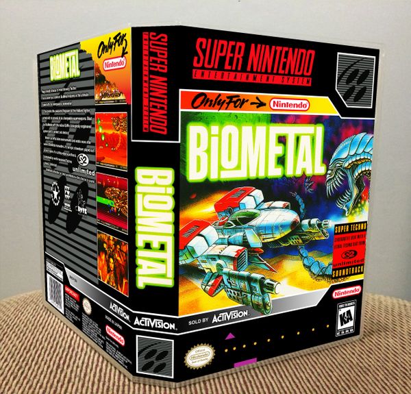 BioMetal SNES game case | Game Case King - Custom Game Cases for NES