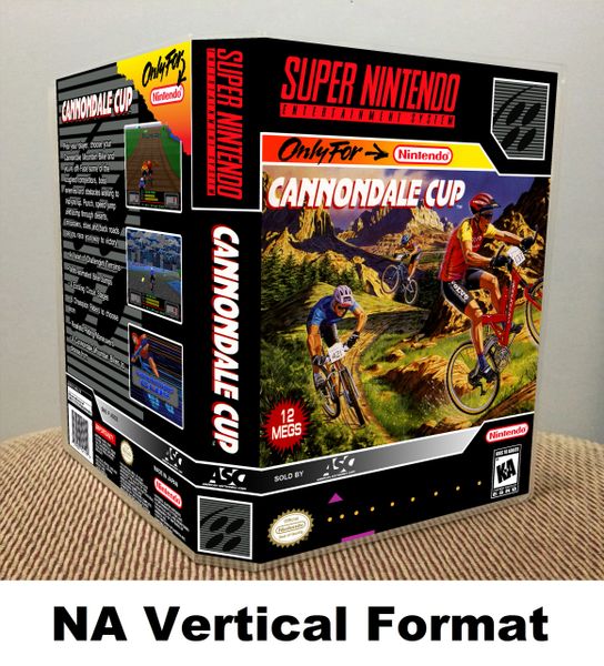 Cannondale Cup SNES game case Game Case King Custom Game Cases for