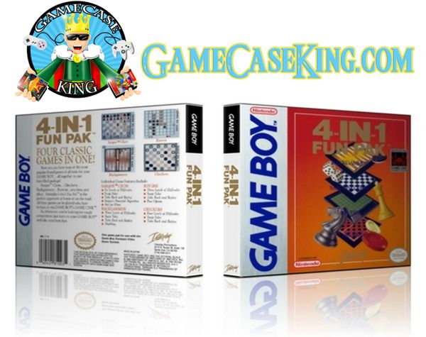 4-In-1 Fun Pak Gameboy Game Case