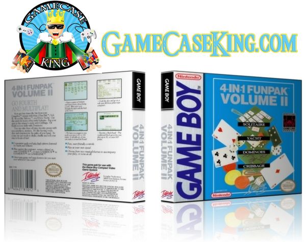 4-In-1 Fun Pak Volume II Gameboy Game Case