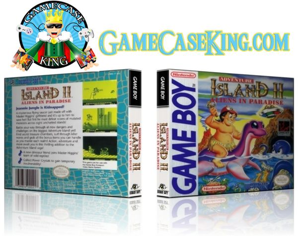 Adventure Island II Aliens in Paradise Gameboy Game Case