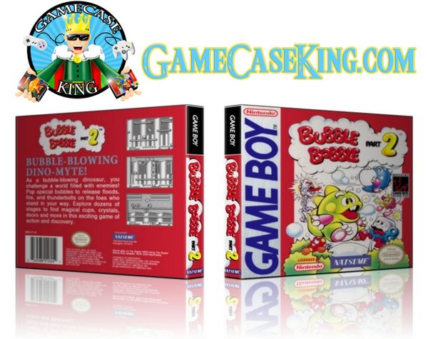 Bubble Bobble Part 2 Gameboy Game Case