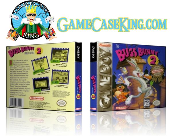 Bugs Bunny Crazy Castle 2 Gameboy Game Case