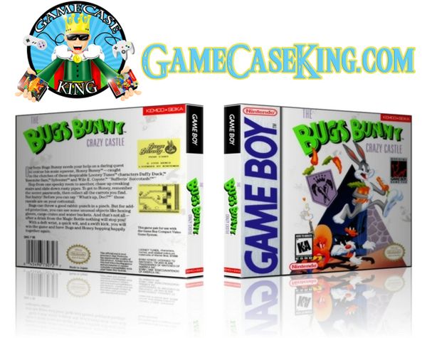 Bugs Bunny Crazy Castle Gameboy Game Case
