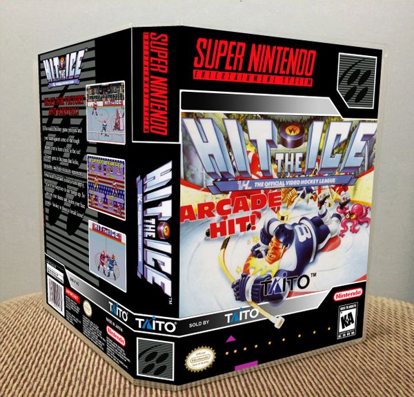 faktor i gang slette Hit the Ice SNES game case | Game Case King - Custom Game Cases for NES,  SNES, N64, & Gameboy