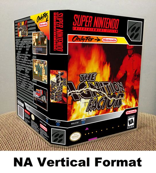 The Ignition Factor SNES game case Game Case King Custom Game Cases