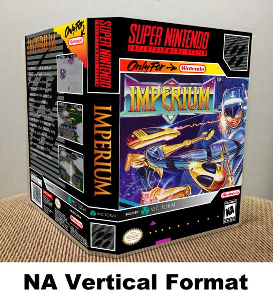 Imperium SNES game case Game Case King Custom Game Cases for NES