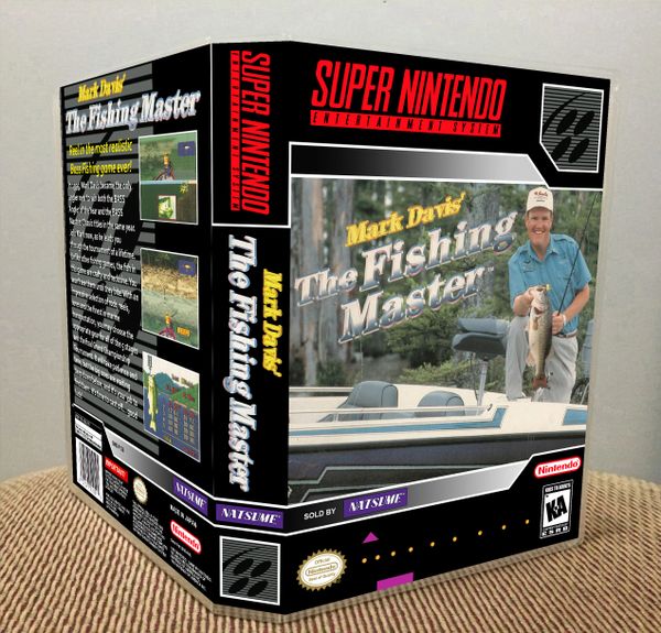 Mark Davis' The Fishing Master SNES game case Game Case King Custom