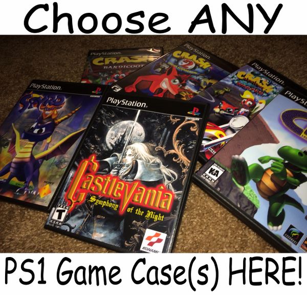 ***Choose ANY Playstation (PS1) Game Case(s) HERE***