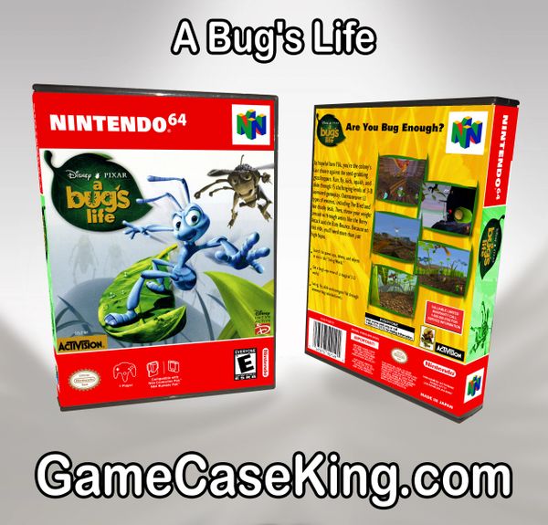 A Bug's Life N64 Game Case