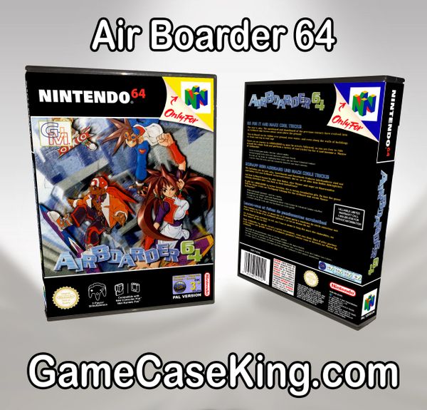 Air Boarder 64 N64 Game Case (PAL)