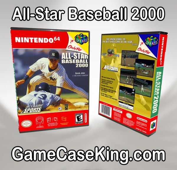 All-Star Baseball 2000 N64 Game Case