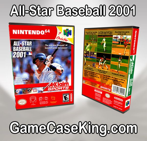 All-Star Baseball 2001 N64 Game Case