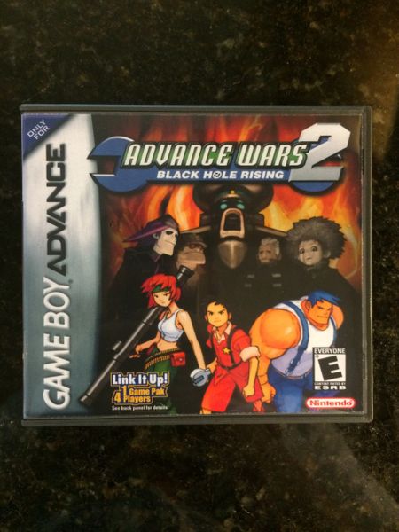 Advance Wars 2 GBA Game Case