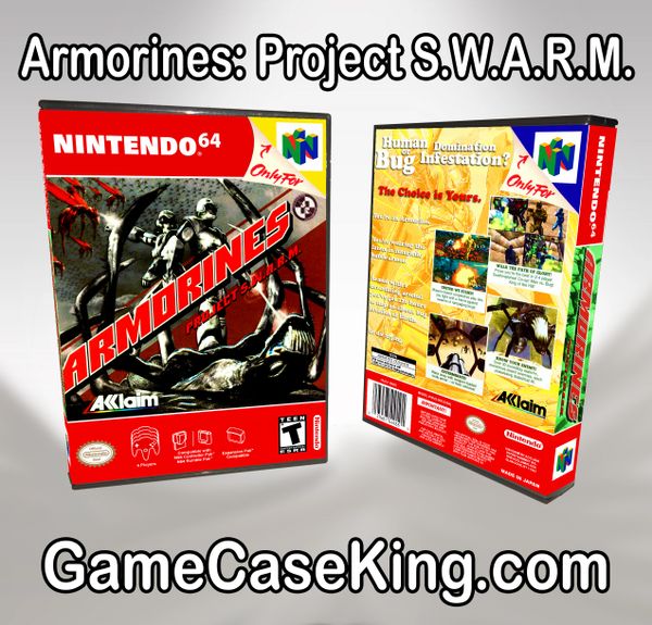 Armorines: Project S.W.A.R.M. N64 Game Case