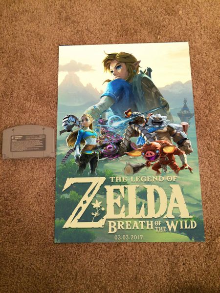 ***LoZ Breath of the Wild Nintendo Switch Poster #1 (18x12 in)*** HOT!