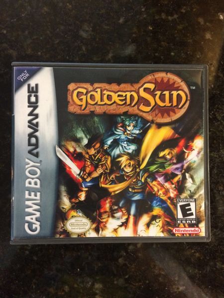 Golden Sun GBA Game Case