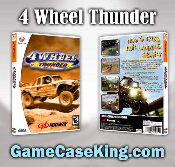 4 Wheel Thunder Sega Dreamcast Game Case