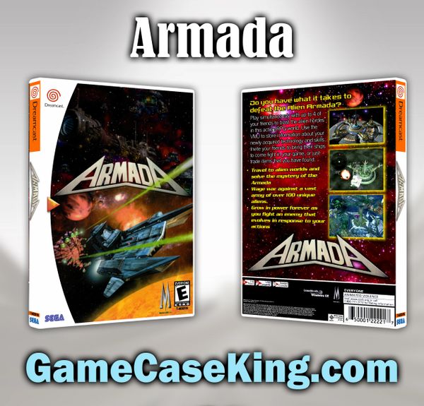 Armada Sega Dreamcast Game Case