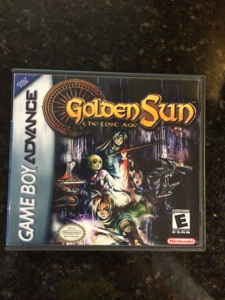 Golden Sun: The Lost Age GBA Game Case