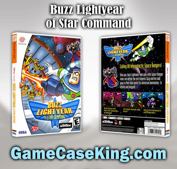 Buzz Lightyear of Star Command Sega Dreamcast Game Case Game Case