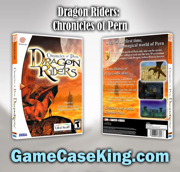 Dragon Riders: Chronicles of Pern Sega Dreamcast Game Case