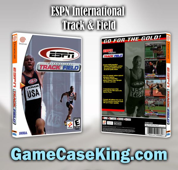 ESPN International Track & Field Sega Dreamcast Game Case Game Case