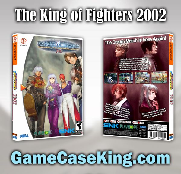 The King of Fighters 2002 Sega Dreamcast Game Case Game Case King