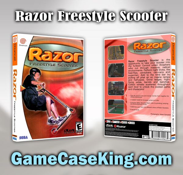 Razor Freestyle Scooter Sega Dreamcast Game Case Game Case King