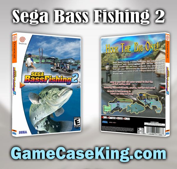 Sega Bass Fishing 2 Sega Dreamcast Game Case Game Case King Custom