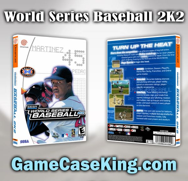 World Series Baseball 2K2 Sega Dreamcast Game Case Game Case King