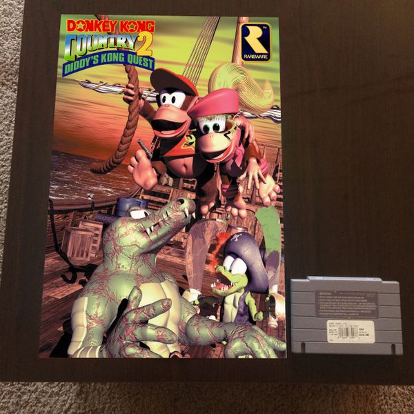 Donkey Kong Country 2 Poster (18x12 in)