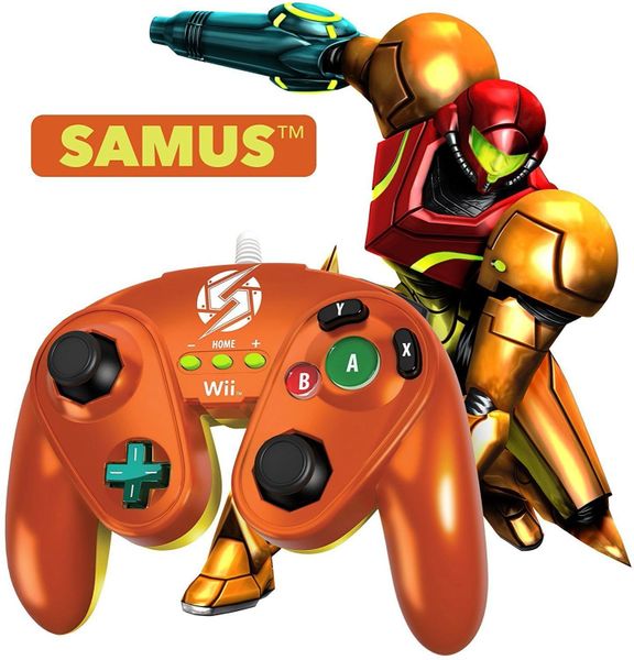 Samus Nintendo Wii Wii U Official Wired Fight Pad Classic Cont Game Case King Custom Game Cases For Nes Snes N64 Gameboy