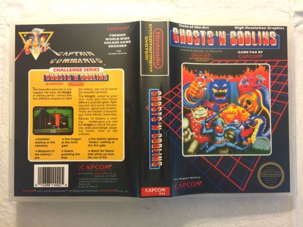 Ghosts 'N' Goblins Game Case | Game Case King - Custom Game Cases for ...